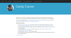 Desktop Screenshot of cecilycarver.com