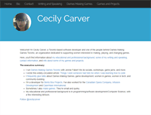 Tablet Screenshot of cecilycarver.com